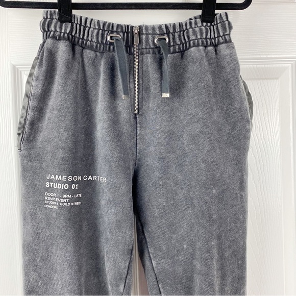 Jameson Carter Washed-Out Sweatpants Dark Gray - Picture 2 of 6